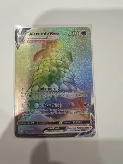 Alcremie VMAX Rainbow Secret Rare Pokemon TCG Card Shining Fates 073/072 - Image 1
