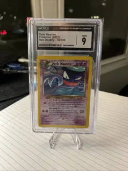 Pokemon Dark Haunter TCG Card Neo Destiny 36/105 Regular Card CGC 9 - Image 1
