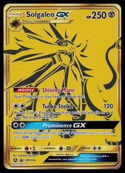 Pokemon Card - Solgaleo GX Sun & Moon Promo SM104a Holo - Image 1