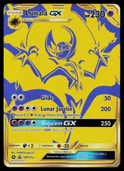 Pokemon Card - Lunala GX Sun & Moon Promo SM103a - Image 1