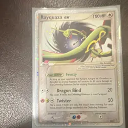 Pokemon Rayquaza ex 97/101 EX Dragon Frontiers Rare Holo 100 HP Dragon Card 2006 - Image 2