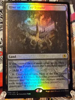 Hive of the Eye Tyrant, Foil, Adventures In Forgotten Realms, MTG NM - Image 1