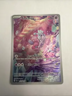 Pokemon TCG Tinkatink Scarlet & Violet Paldea Evolved Holo Card 216/193 - Image 1