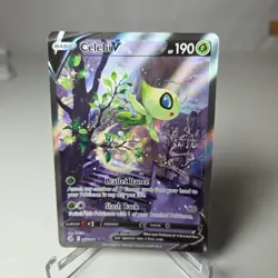 Pokemon TCG Fusion Strike Celebi V Alternate Full Art 245/264 NM Condition - Image 1