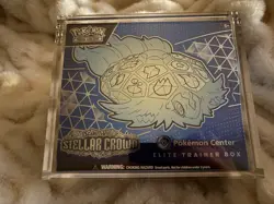 Pokemon Center Scarlet & Violet Stellar Crown Elite Trainer Box w/ acrylic - Image 1