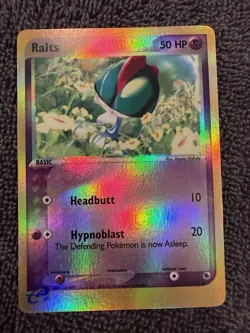 2003 Pokemon EX Ruby & Sapphire Ralts 67 Reverse Holo - NM - excellent condition - Image 1