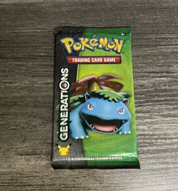 Pokemon TCG Factory Sealed Generations Booster Pack - Venusaur Art - Image 2