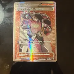 Pokemon Team Rocket's Handiwork 124/124 Fates Collide Ultra Rare Full Art HP - Image 1