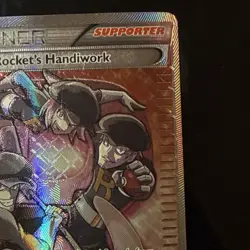 Pokemon Team Rocket's Handiwork 124/124 Fates Collide Ultra Rare Full Art HP - Image 3