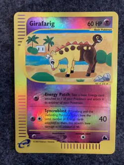 Pokemon TCG - Girafarig (58/144) Skyridge - Reverse Holo - LP - Image 1