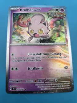 Scream Tail GERMAN Temporal Forces Cosmos Holo 077/162 Pokemon NM - Image 1