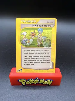 Pokemon TCG- 2002 Town Volunteers 136/147 Aquapolis NM - Image 1