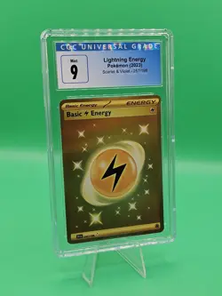 Pokemon Lightning Energy (Secret Rare) Scarlet and Violet #257/198 CGC 9 MINT - Image 1
