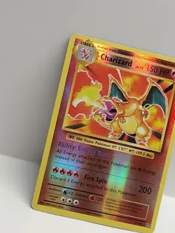 Pokemon TCG Charizard 11/108 Evolutions Reverse Holo Rare - Image 2