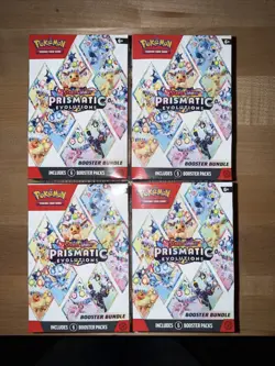 Pokemon - Prismatic Evolutions Booster Bundle Lot of x4 (SEALED) - Image 1