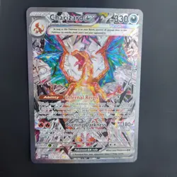 Pokemon TCG Charizard Ex 223/197 SIR Obsidian Flames Near Mint Holo - Image 3