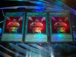 3x Chaos Distill 1st Edition Super Rare MZMU-EN026 Yu-Gi-Oh! - Image 1