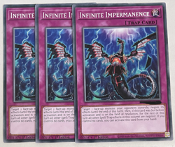 PRESALE 3x Infinite Impermanence L5DD Common 1st Edition Yugioh - Image 1