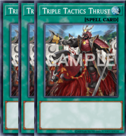 3x Triple Tactics Thrust L26D Common 1st Edition Yugioh - Image 1