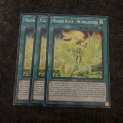 3x Mikanko Dance - Mayowashidori CYAC-EN062 Common 1st Ed NM/M Yu-Gi-Oh! - Image 1