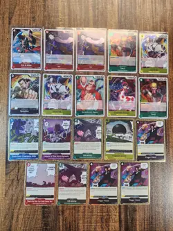 One Piece TCG EB-01 Memorial Collection Rare Foil 39 Card Lot Near Mint - Image 2