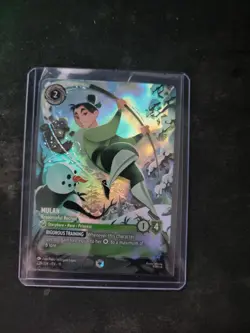 Disney Lorcana Mulan Resourceful Recruit Foil Card 229/204 Standard English - Image 1