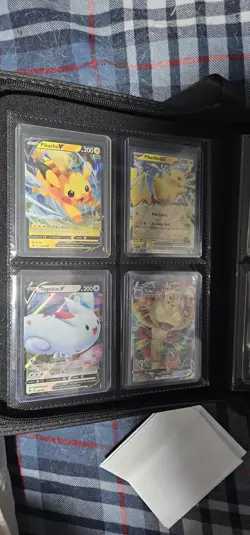 Pokemon cards in pokemon binder. - Image 3