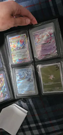 Pokemon cards in pokemon binder. - Image 4