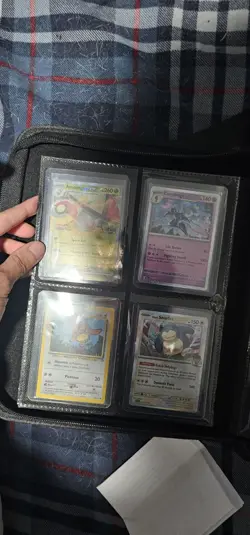 Pokemon cards in pokemon binder. - Image 5