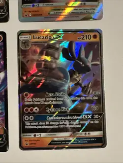 Pokemon LUCARIO 4 Card Lot ~ V Full Art VStar GX - Image 3