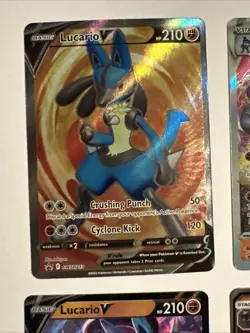 Pokemon LUCARIO 4 Card Lot ~ V Full Art VStar GX - Image 5