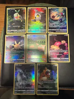 Pokemon TCG Holo Card Lot - Absol Bidoof Comfey Ditto Lunatone - English - Image 1