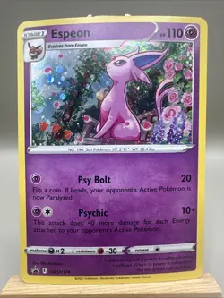 Espeon SWSH174 SWSH: Sword & Shield Promo Cards Holo - Image 1