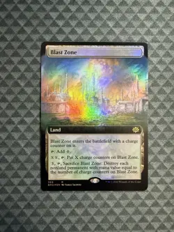 MTG Blast Zone #369 Foil Extended Art Rare The Brothers’ War (BRO) - Image 1