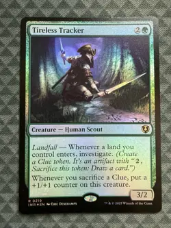 MTG Tireless Tracker #0219 Foil Rare Innistrad Remastered (INR) - Image 2