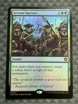 MTG Second Harvest #0213 Foil Rare Innistrad Remastered (INR) - Image 2
