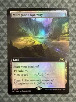 MTG Muraganda Raceway #0426 Foil Extended Art Rare Aetherdrift (DFT) - Image 2