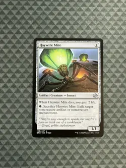 MTG Haywire Mite #199/287 Uncommon The Brothers’ War (BRO) - Image 1