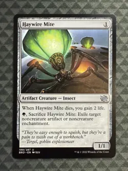 MTG Haywire Mite #199/287 Uncommon The Brothers’ War (BRO) - Image 2