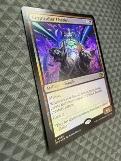 MTG Cryptcaller Chariot #0080 Foil Rare Aetherdrift (DFT) - Image 2
