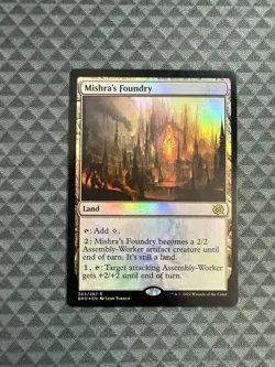 MTG Mishra’s Foundry #265/287 Foil Rare The Brothers’ War (BRO) - Image 1