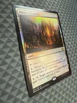 MTG Mishra’s Foundry #265/287 Foil Rare The Brothers’ War (BRO) - Image 2