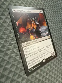 MTG Infernal Sovereign #0075 Mythic Commander: March of the Machine (MOC) - Image 2