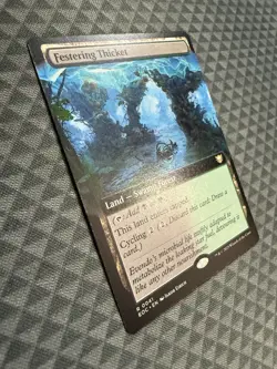 MTG Festering Thicket #0041 Extended Art R Commander: Edge of Eternities (EOC) - Image 2