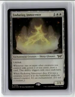 2024 MTG - Duskmourn: House of Horror - Enduring Innocence Rare Foil - Image 1