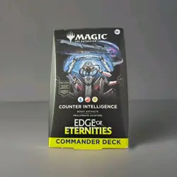 Magic The Gathering Edge of Eternities "COUNTER INTELLIGENCE" Commander Deck NEW - Image 1