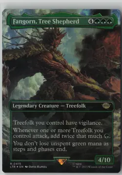 Fangorn, Tree Shepherd (Borderless) #415 Rare FOIL The Lord of the Rings NM MTG - Image 1