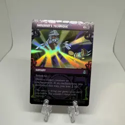 Shredder's Technique Borderless FOIL - TMNT Ninja Turtles - MTG - Image 1
