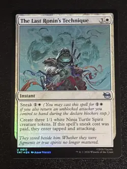 MTG Teenage Mutant Ninja Turtles The Last Ronin's Technique Foil 0012 NM - Image 1
