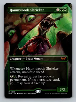 Hauntwoods Shrieker (Borderless) M Duskmourn: House of Horror 349 NM - Image 1